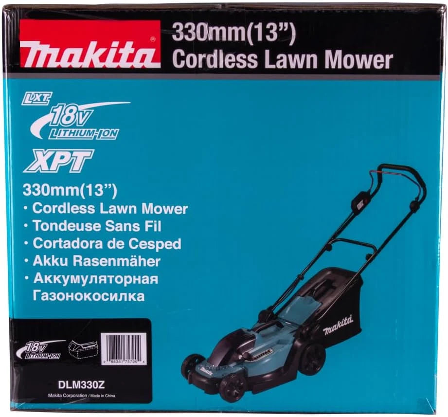 Cortacésped a batería Makita DLM330Z LXT de 18 V, 33 cm y 30 L