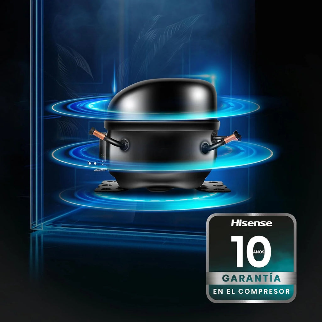 Hisense FT145N1AWDL - Arcón Congelador Horizontal, 141L, 86cm, Congelación 360°, Congelador Convertible, Control Electrónico de Temperatura, Freezer Protect, Goma de Puerta Antibacteria, Blanco
