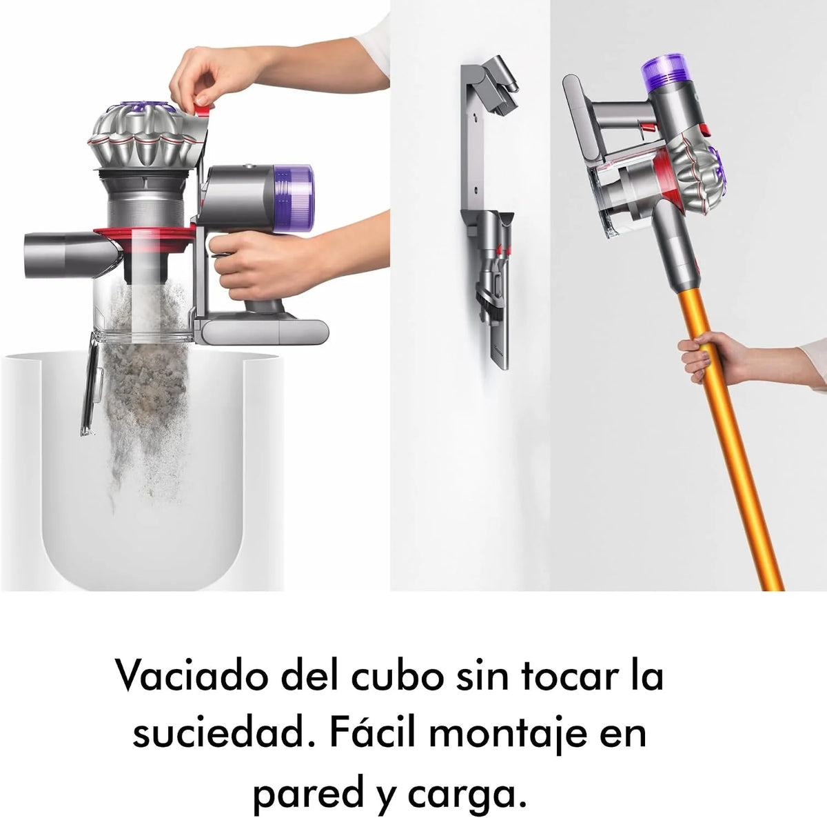 Dyson V8 Absolute Aspiradora Sin Cable, hasta 40 Min de Autonomía, 115 AW