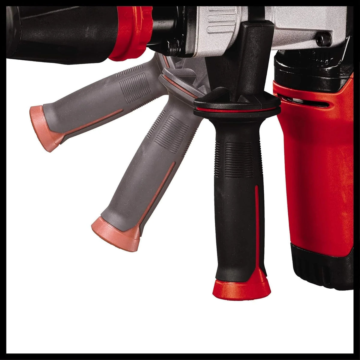Einhell Martillo de demolición TE-DH 12 (1050 W, 12 J, toma SDSmax, empuñadura con amortiguación vibrac.,empuñadura adicional ajustable, 4m cable, incl. cincel puntiagudo y plano, incl. E-box)