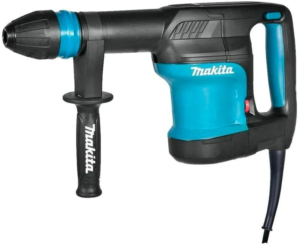 Makita HM0870C - Martillo Demoledor Eléctrico con cable Sds Max 1100W 5.1 Kg, Azul