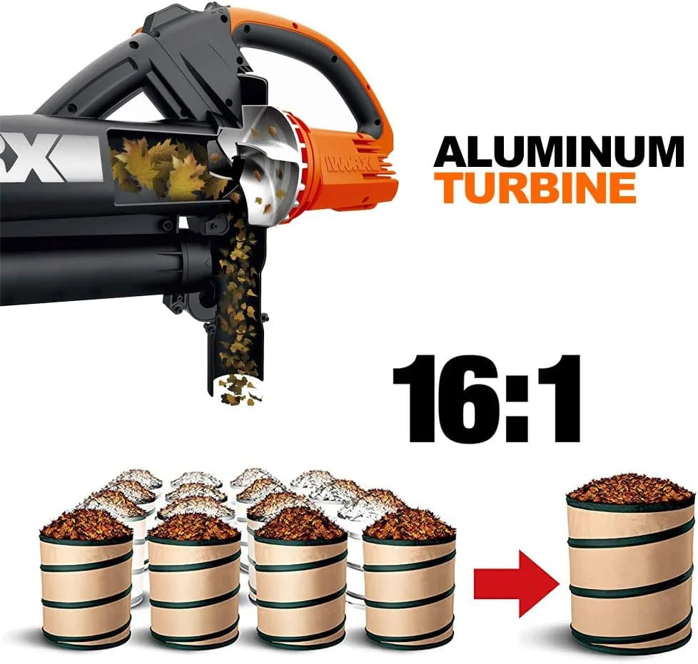 WORX Soplador WG505E 3.000W Potente