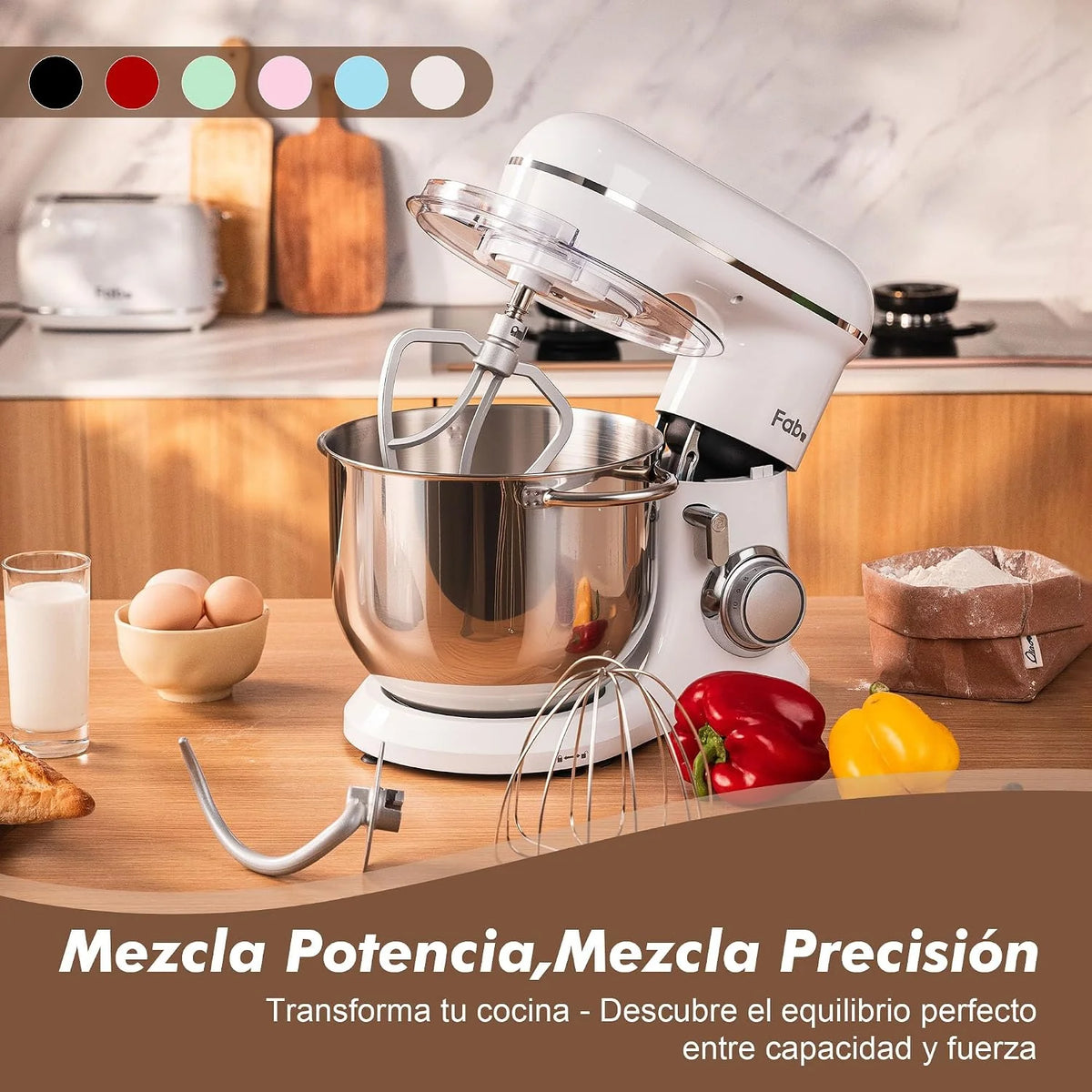 Kitchen in the box Batidora amasadora 8L 2000W Alta Cap