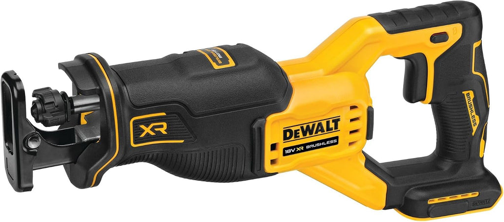 DEWALT DCS382NT-XJ - Sierra sable 18V XR, Motor sin escobillas, Compacta, Capacidad máxima de corte de 300 mm, Alta velocidad de corte, Luz LED, Incluye caja TSTAK, No incluye batería ni cargador