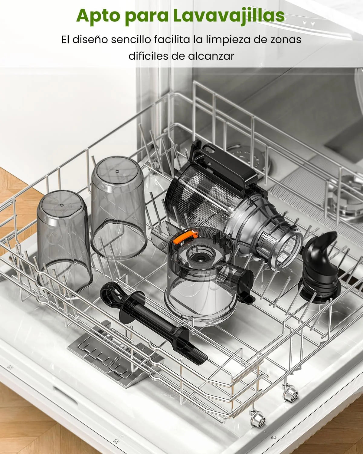 LINKChef extractor de zumos y verduras en frío 200 W, boca 115 mm