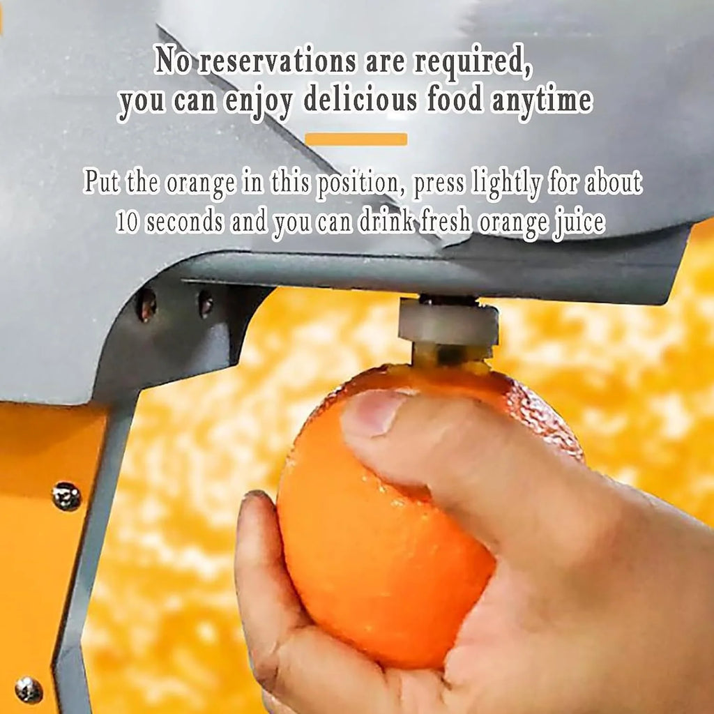 Exprimidor Comercial, Exprimidor De Naranjas De Alta Resistencia, Con Descorazonador Y Cuchillas Dobles, No Requiere Pelado, Exprimidor Rápido De 10 Segundos, Apto Para Naranjas, Sandías Y Piñas.