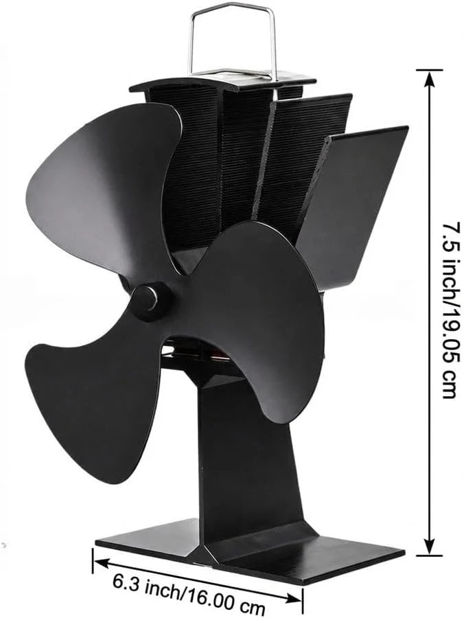 Ventilador para chimenea Metal Sin Electricidad 19cm Ventilador