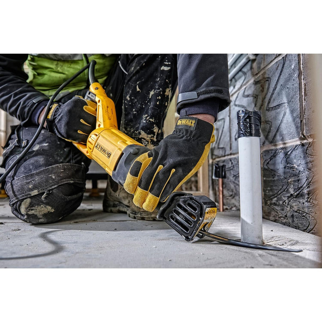 DeWALT DWE305PK-QS - Sierra Sable Electronica con Velocidad Variable, 1100 W, Amarillo