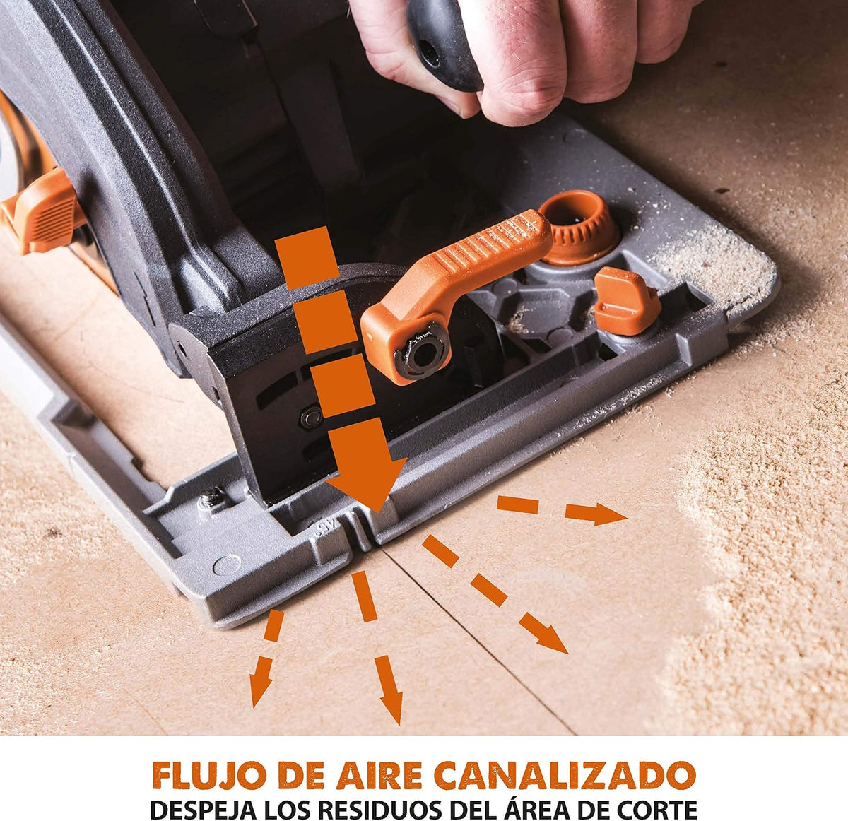 EVOLUTION POWER TOOLS R185CCSX Sierra Circular multimaterial Compatible (Paquete de combinación 1020 mm con guía incluida), 230 V, 185 mm