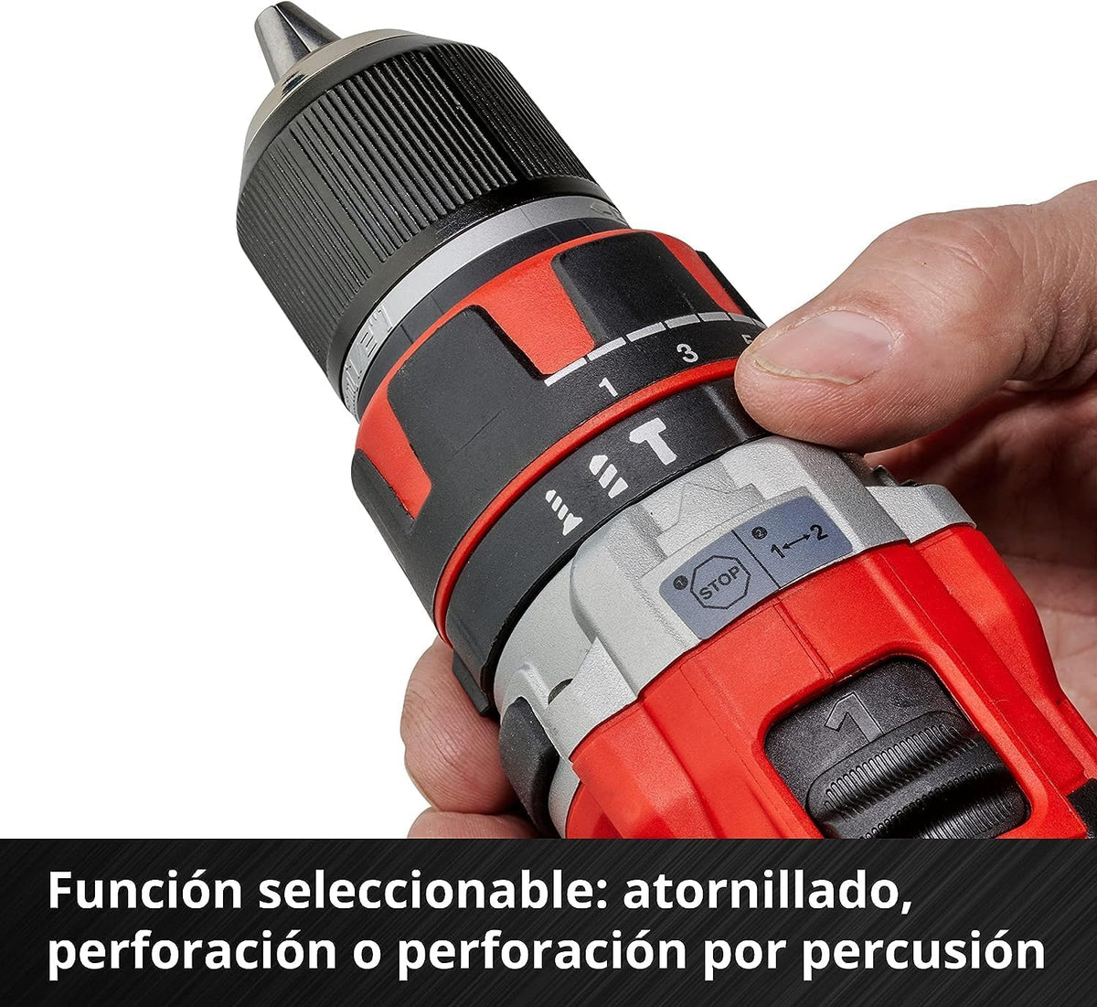 Einhell Professional Taladro percutor con batería TP-CD 18/50 Li-i BL Kit