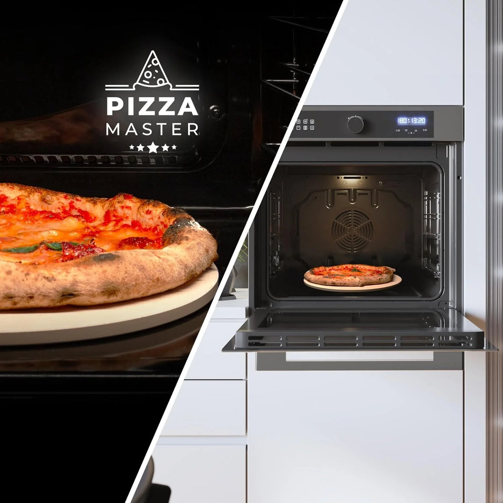 Cecotec Horno Integrable Multifunción 60cm Bolero Hexa AF316000 Inox A 3400W, 72L Capacidad, 11 Funciones con Airfryer Master, Pizza Master, Steam Asisst, Steam EasyClean, 3D Cooking, Defrost