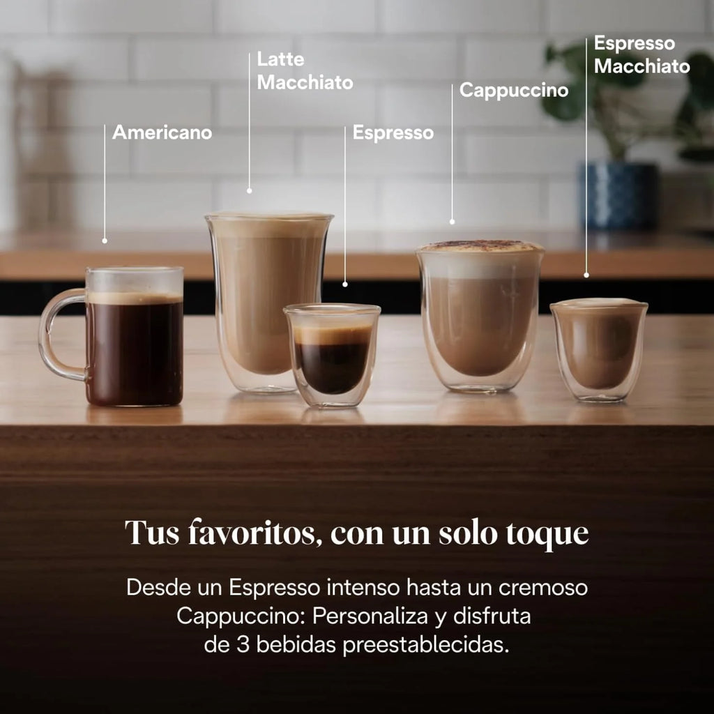 De'Longhi La Specialista Arte - Cafetera Espresso 3 Bebidas Predefinidas
