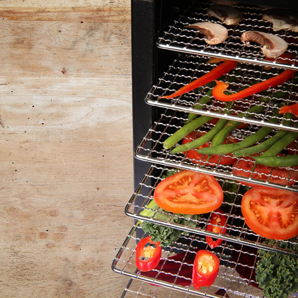 Deshidratador de Alimentos BioChef Arizona Sol - 6 Bandejas Acero Inoxidable | 500W | Temporizador | Temperatura 35-70º | Deshidratadora | Yogurtera | Sin BPA