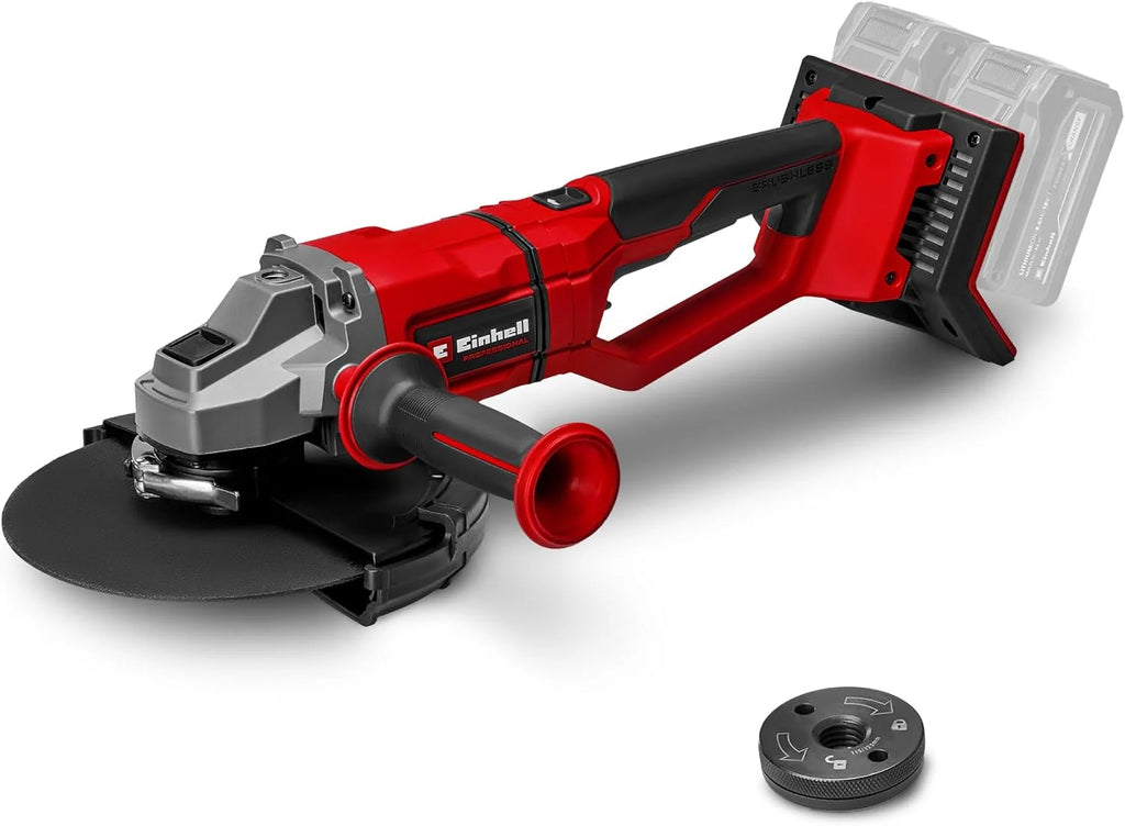 Einhell Professional Amoladora angular con batería AXXIO 36/230 Q