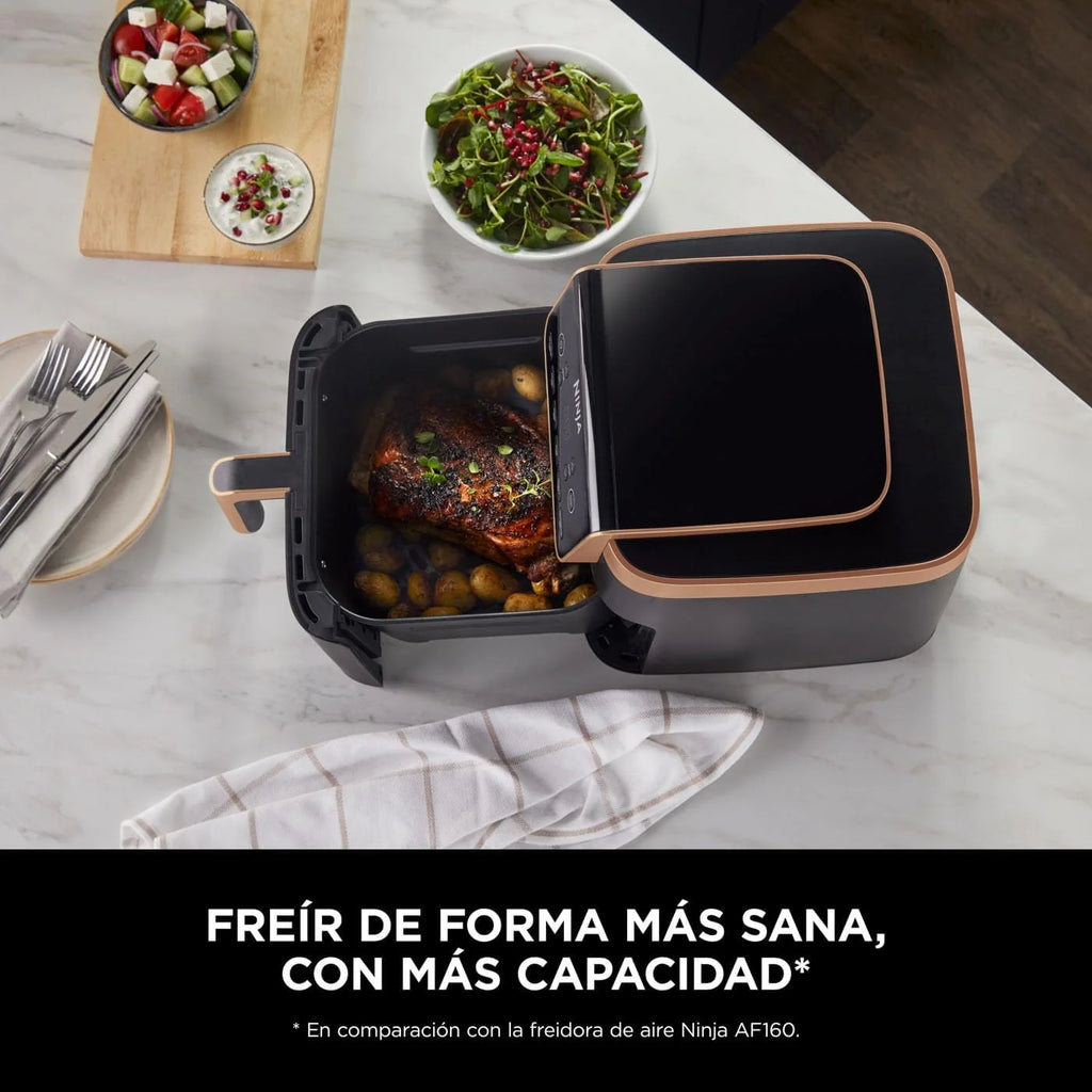 Ninja MAX PRO, Freidora de Aire, 6,2L, Cajón Individual Tamaño Familiar