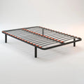 PIKOLIN 16 Wooden Slats | 135 x 190 | 4 Legs - Height 26 cm | Reinforced Steel Frame | High Elasticity and Ventilation | Independence of Beds | Premium Delivery Service