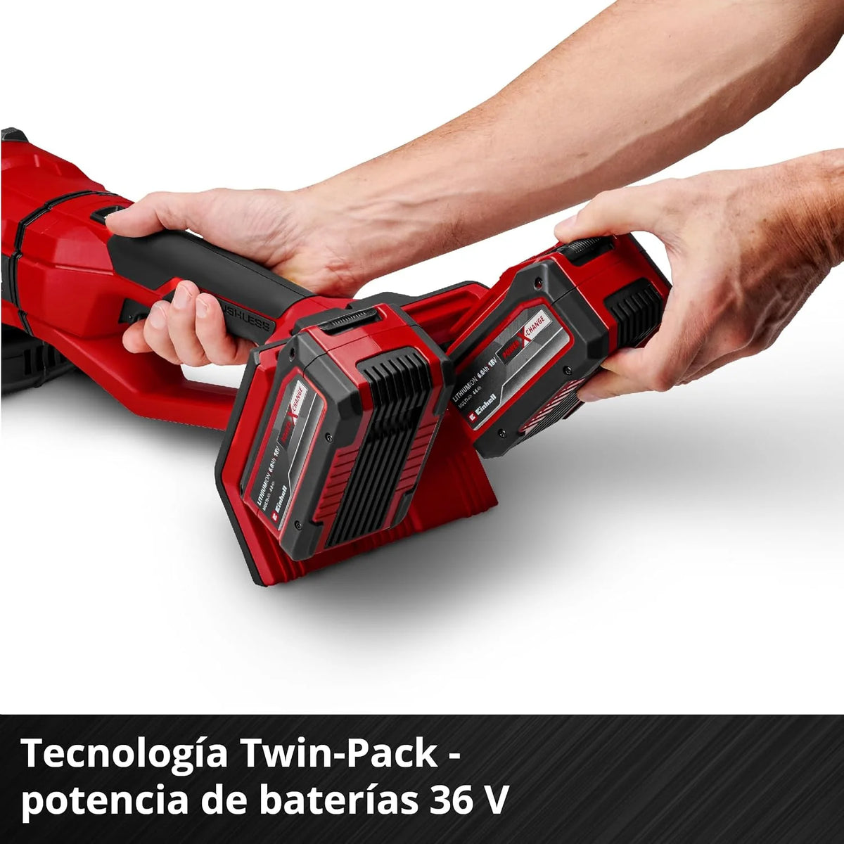 Einhell Professional Amoladora angular con batería AXXIO 36/230 Q