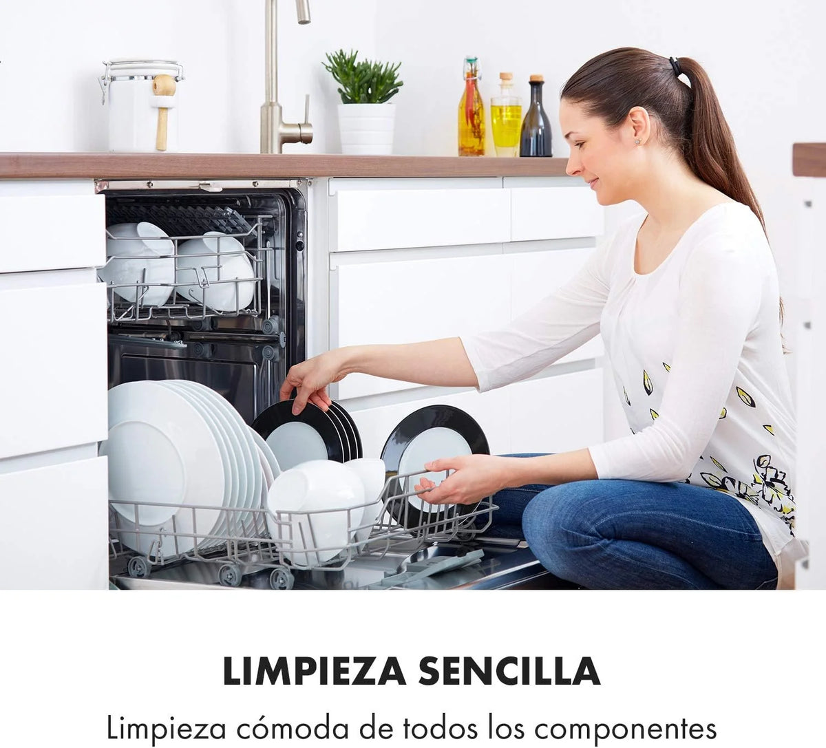 Klarstein Pastamania Máquina para Hacer Pasta Eléctrica – 260W Automática con 7 Accesorios, Capacidad de 500g, Silenciosa 60dB, Pantalla LED, Proceso de Amasado en 3