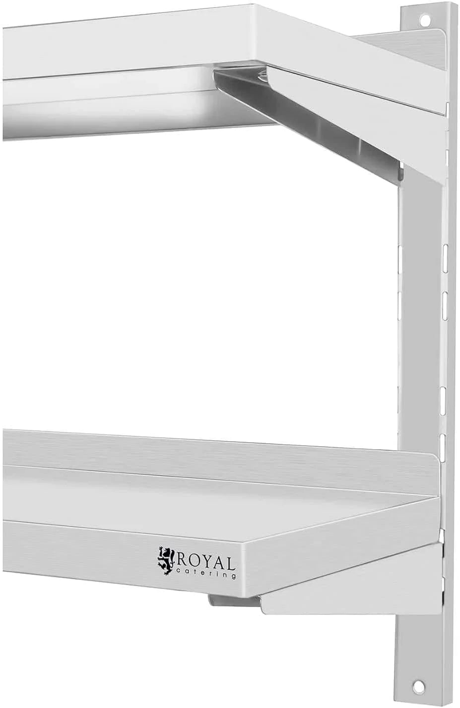 Royal Catering - RCWR-180.2 - Estante metálico para Cocina - 2 baldas - 180 cm