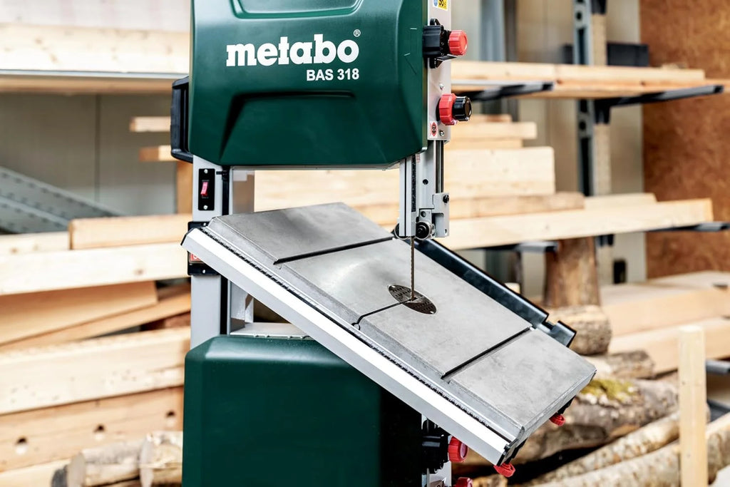 Metabo 619009000 - Sierra de Cinta Bas 318 Precision WNB - Monofásica, Verde
