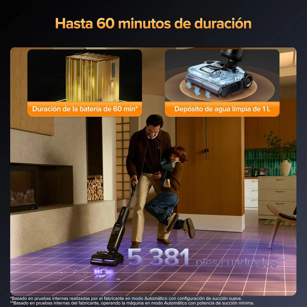 roborock F25 Ultra Aspiradora en seco y húmedo a Vapor de 180°C
