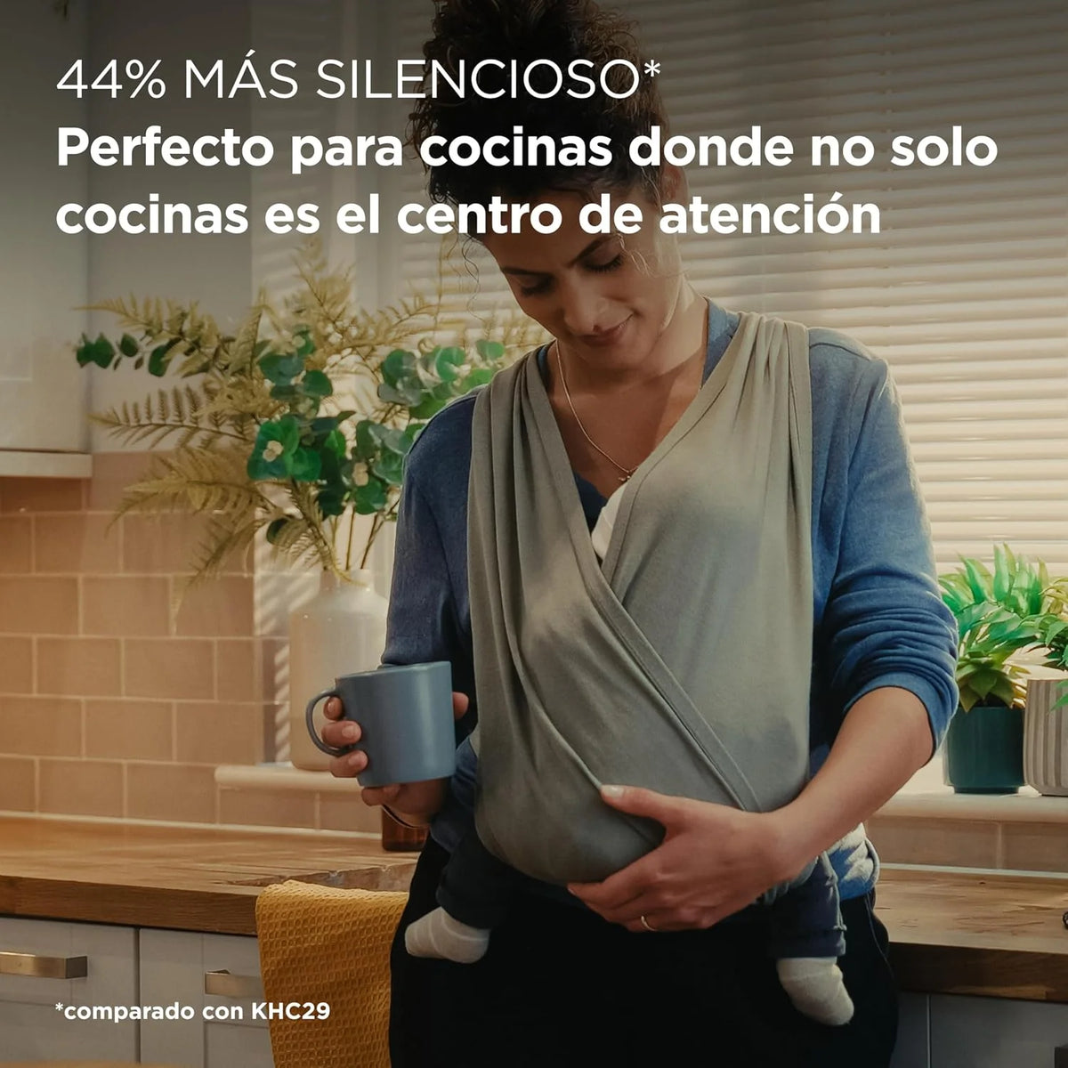 Kenwood Multi Tasker – Robot de Cocina con Cabezal Elevable, Bol 4,3L, Capacidad 1,7 kg de Masa, Amasadora y Batidora de Vaso con Conexión para Accesorios y Tapa Antisalpicaduras, Blanco (KHC30.000WH)