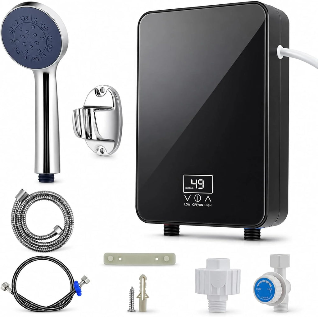 Mini Electric Water Heater 6000W LED Display