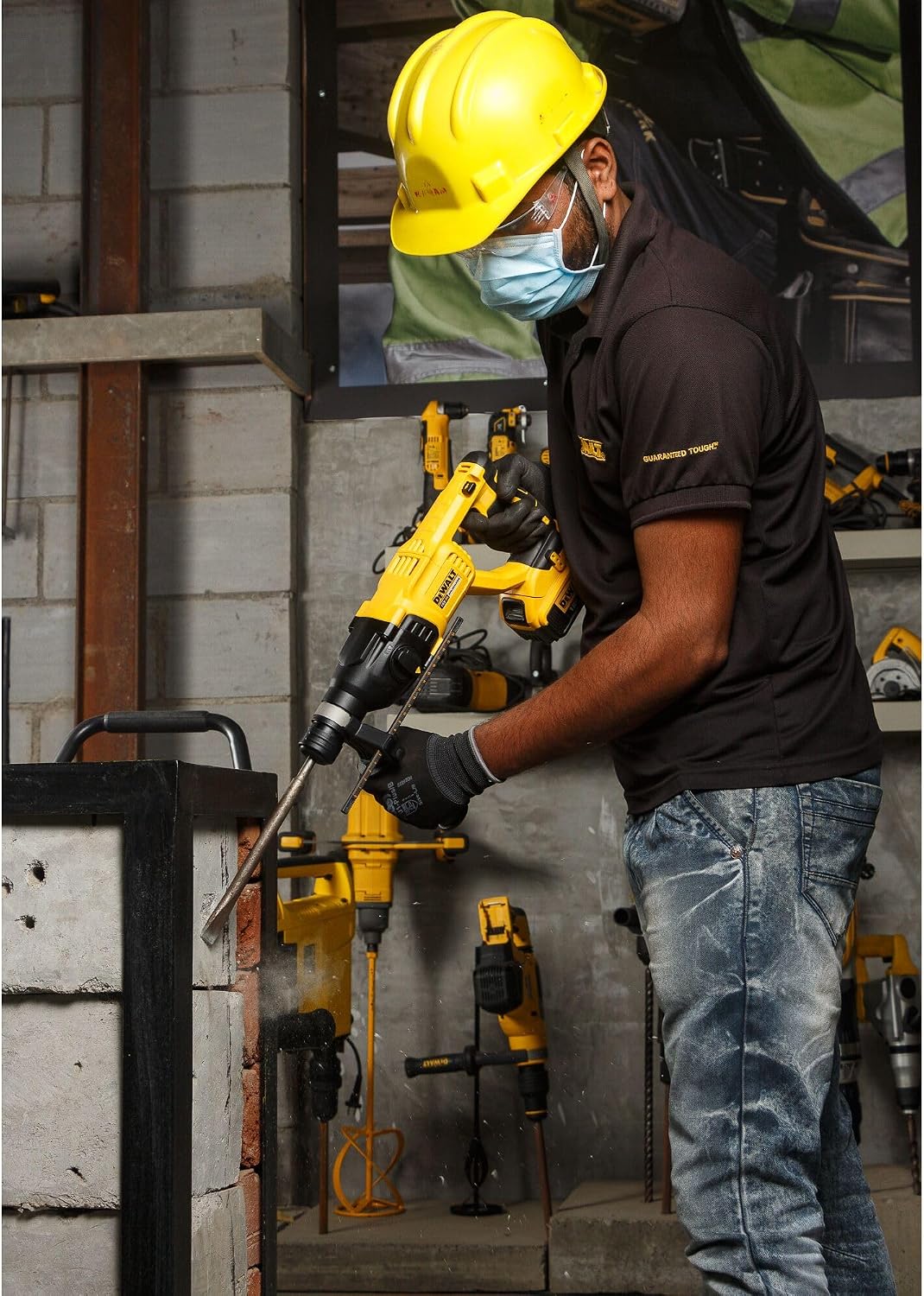 DEWALT Martillo SDS Plus 26 mm sin escobillas 18V XR, DCH133NT-XJ
