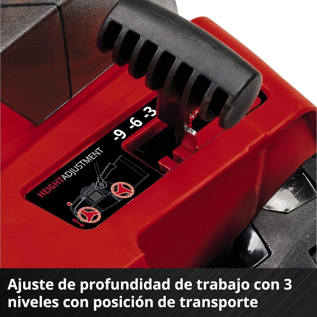 Einhell PXC Escarificador y aireador de césped inalámbrico GE-SC 35 Li-Solo, 36 V, Motor sin escobillas, Ancho 35 cm, 3 Profundidades, sin batería