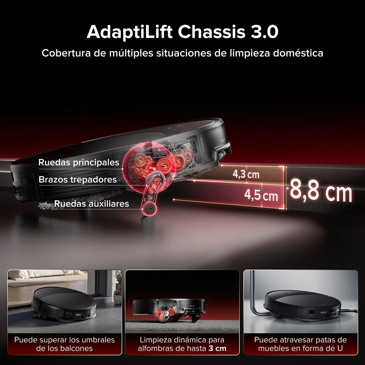 roborock Saros 20 Robot Aspirador Succión Extrema de 36000 Pa