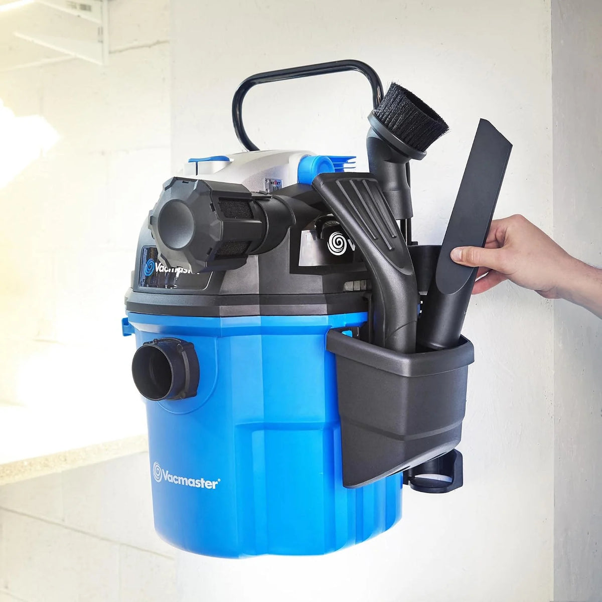 Vacmaster VWM1518R 1500W 18L Aspiradoras en seco y húmedo,Aspiradora Industrial,para el hogar cocina alfombra coche hojas de jardín