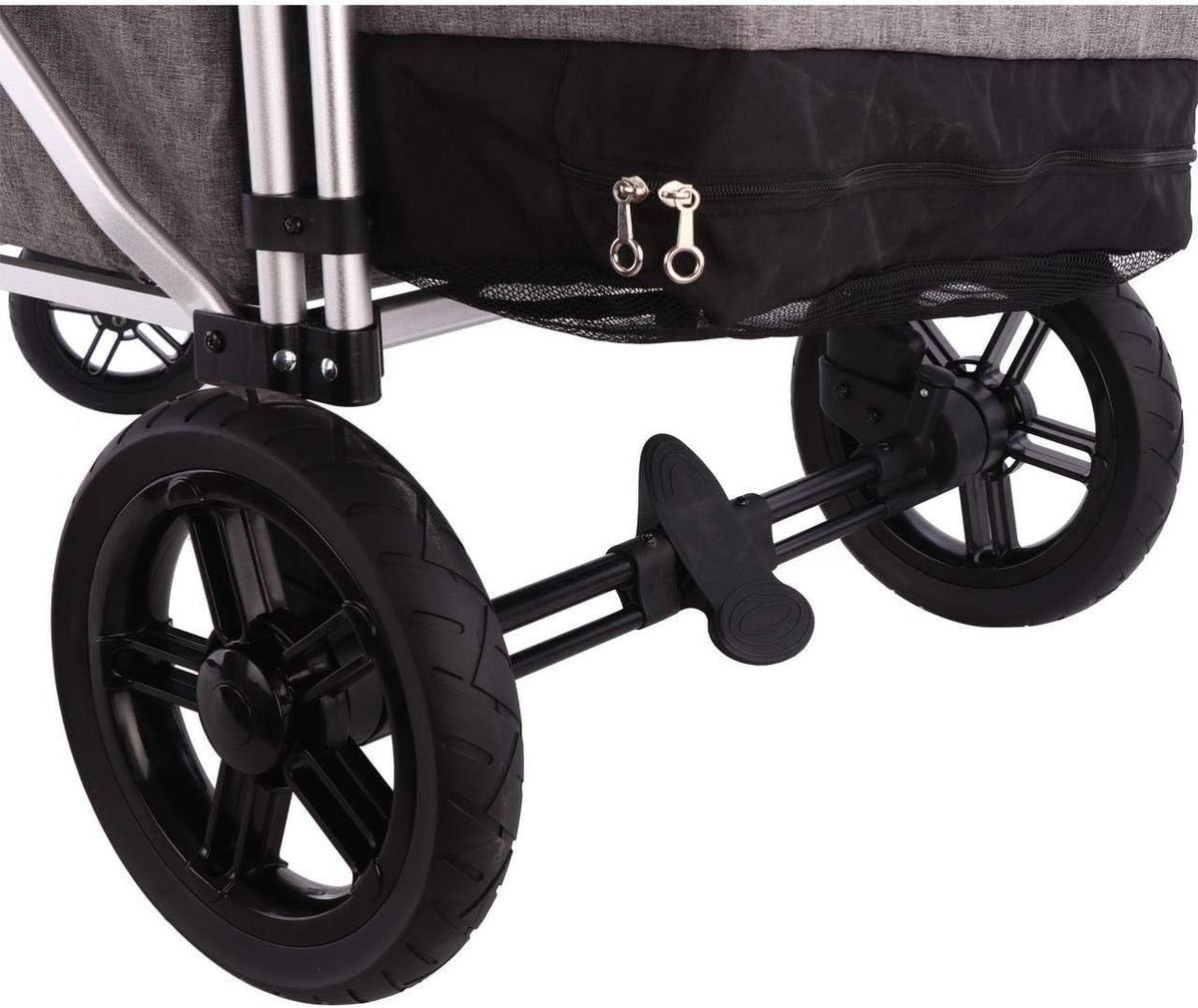 FUXTEC FX-CTL900 Premium Grey, Original Folding Trolley for Children, Ideal Garden, Beach or City, Push or Pull, Load up to 75 kg.