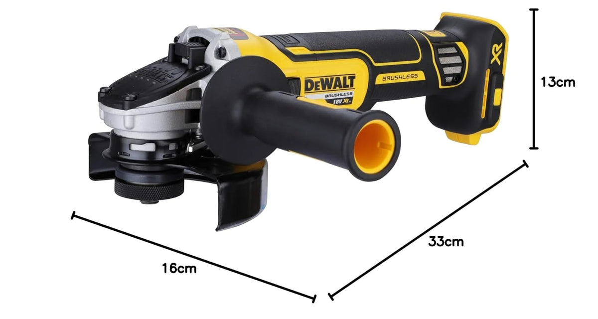 DEWALT DCG405N - Amoladora angular para 125 mm, 18 V XR, sin disco y sin cargador/batería