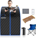 GOPLUS Sauna de Vapor 1000W 3L Plegable con Silla