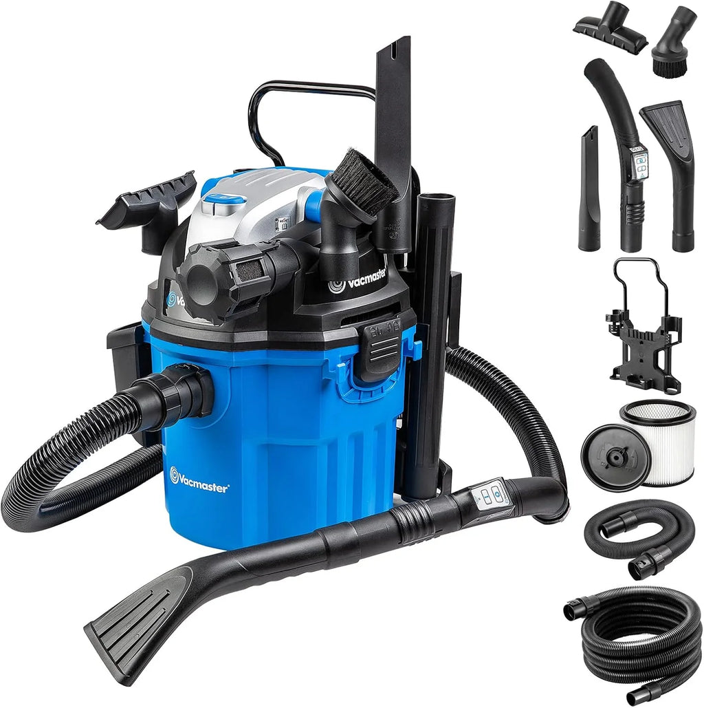 Vacmaster VWM1518R 1500W 18L Aspiradoras en seco y húmedo,Aspiradora Industrial,para el hogar cocina alfombra coche hojas de jardín