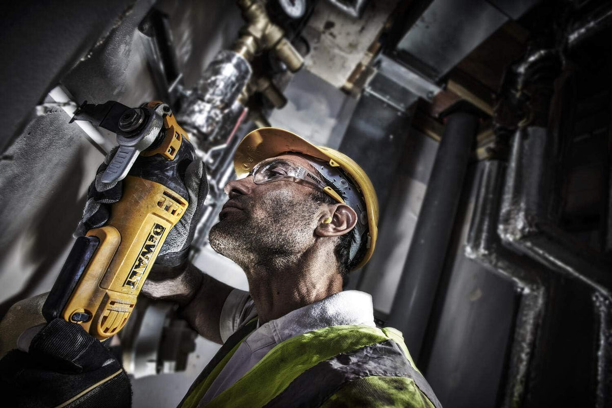 DeWALT DWE315 -Herramienta multifunción oscilatoria QS, Negro/Amarillo