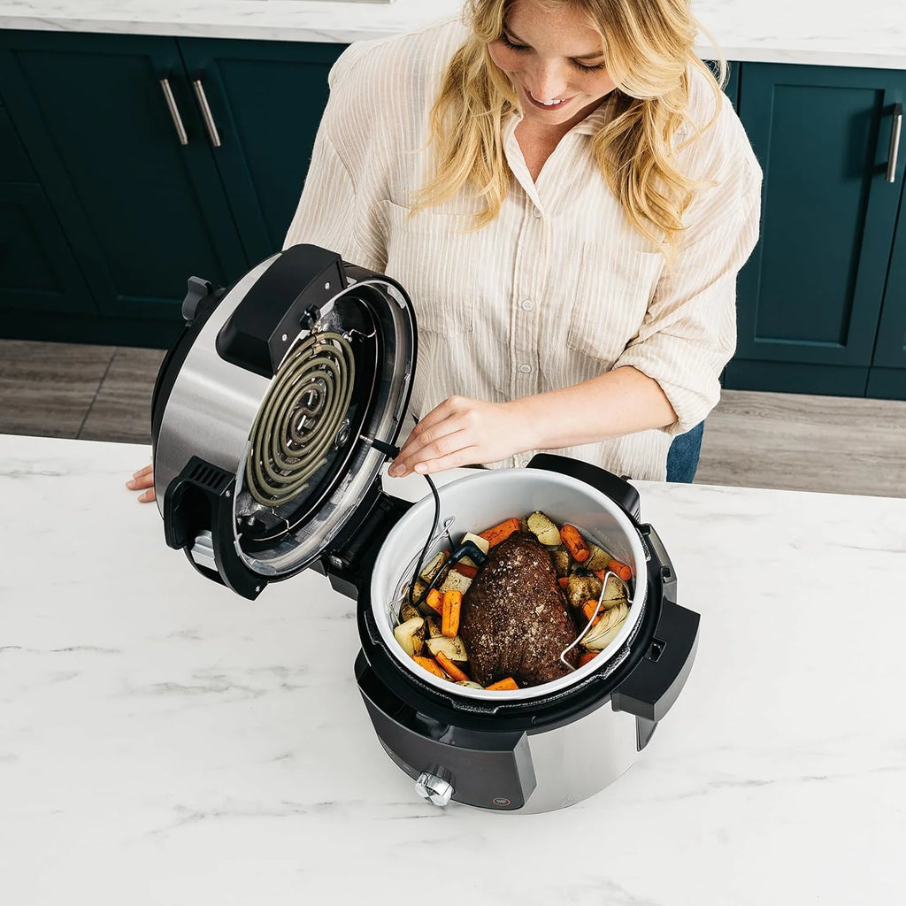 Ninja Foodi MAX, Olla Eléctrica Multifunción Slow Cooker con SmartLid, 7,5L