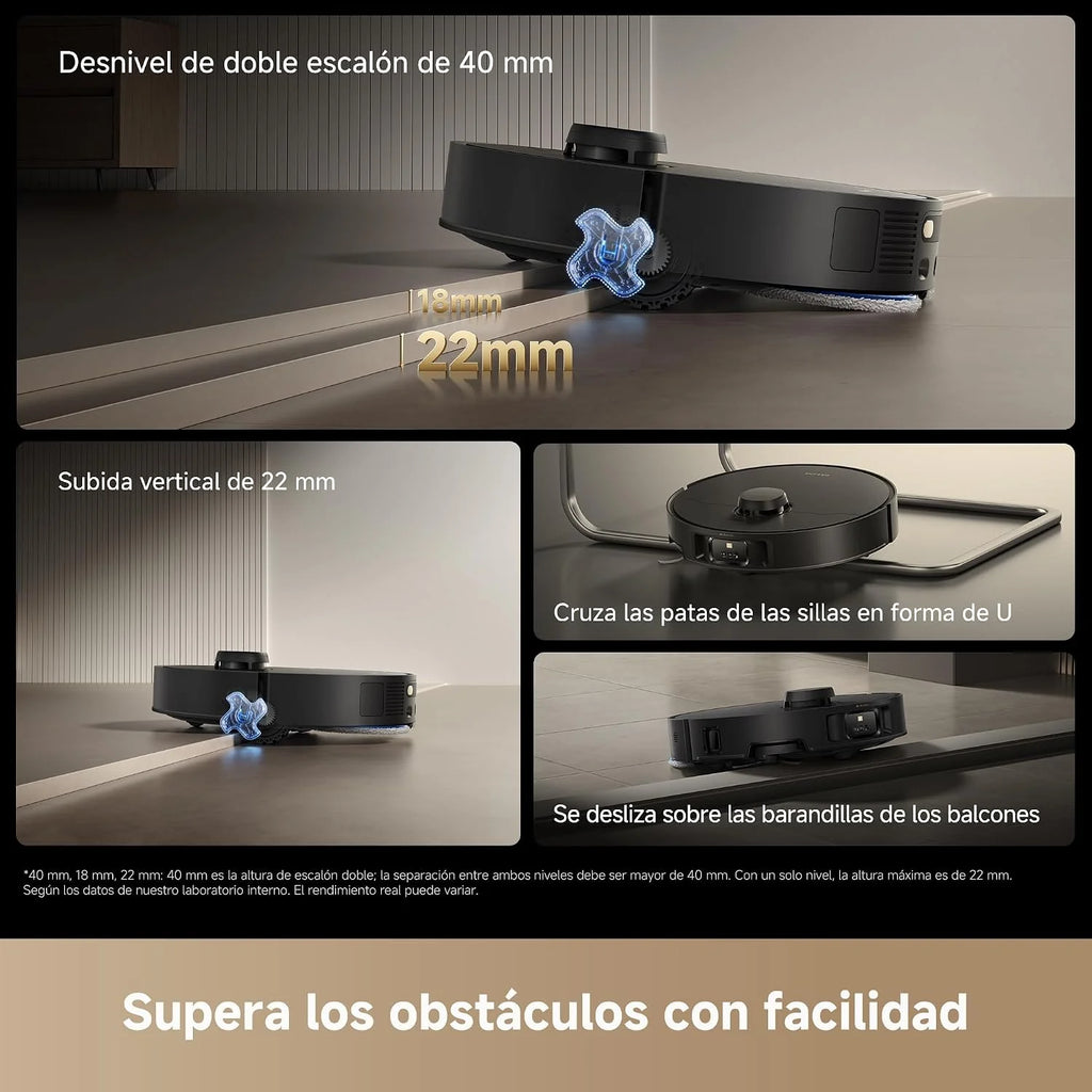 dreame Matrix10 Pro Robot Aspirador, 30.000 Pa, Base Cambio de Mopas