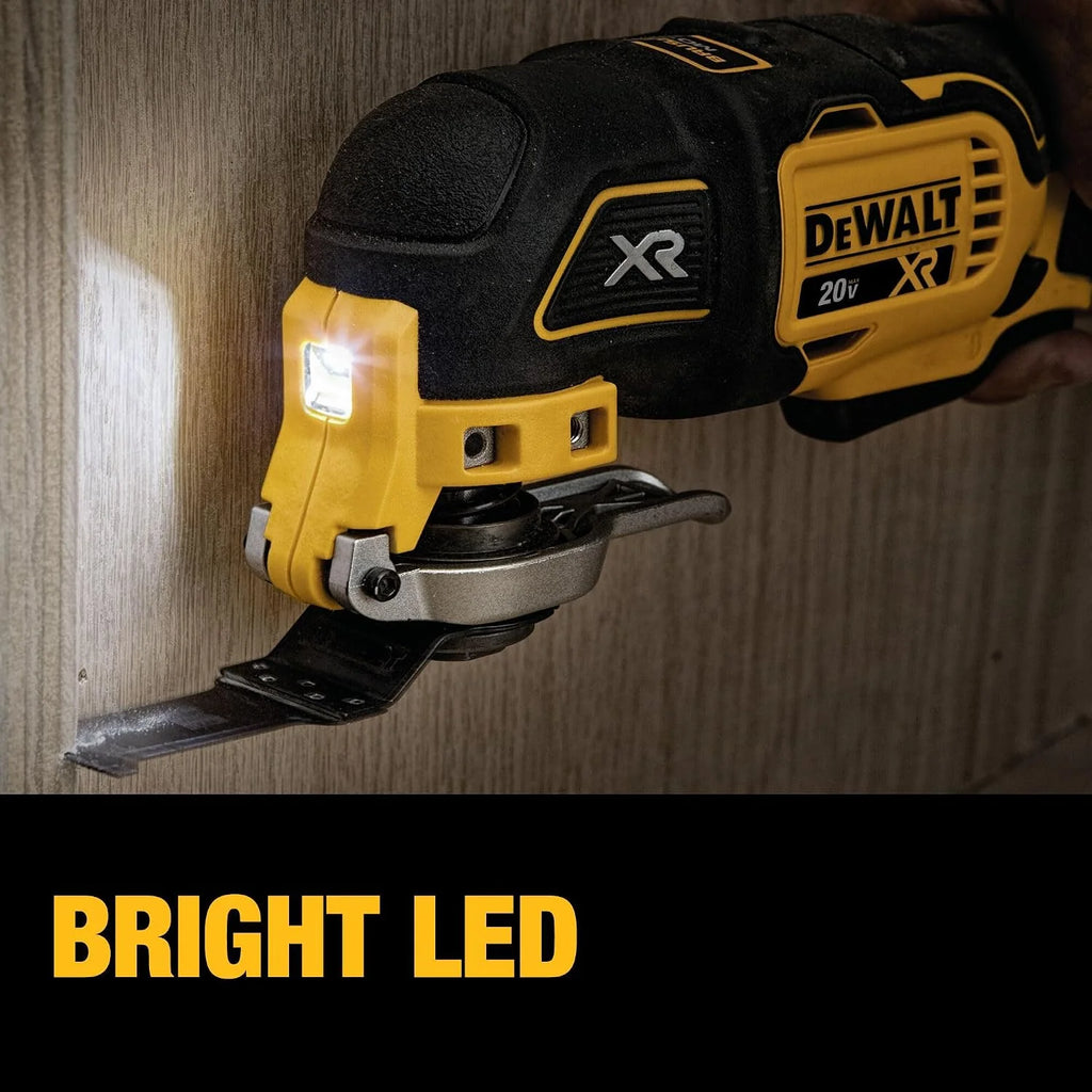 DEWALT Multiherramienta oscilante Max XR de 20 V, velocidad variable, solo herramienta (DCS356B)