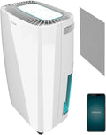 Cecotec Deshumidificador de 2,5L BigDry 4000 Expert Connected Extra. 10 L/día, Depósito Extraíble, Control por Wi-Fi, Pantalla LED, Control Táctil, Temporizador 24h, 2 Velocidades, Cobertura 105m³