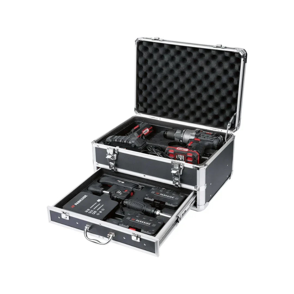 2026 Taladro Percutor Inalámbrico PARKSIDE PERFORMANCE con Accesorios »PSBSAP 20-LI B2«, 20 V