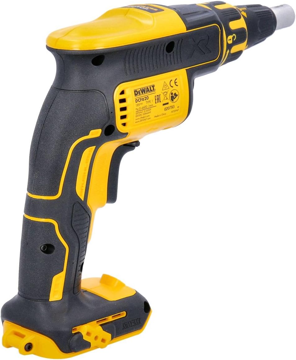DEWALT DCF620P2K-QW - Atornillador Panel Yeso sin escobillas XR 18V con 2 baterías Li-Ion 5Ah + Cargador rápido de Tornillos y maletín TSTAK