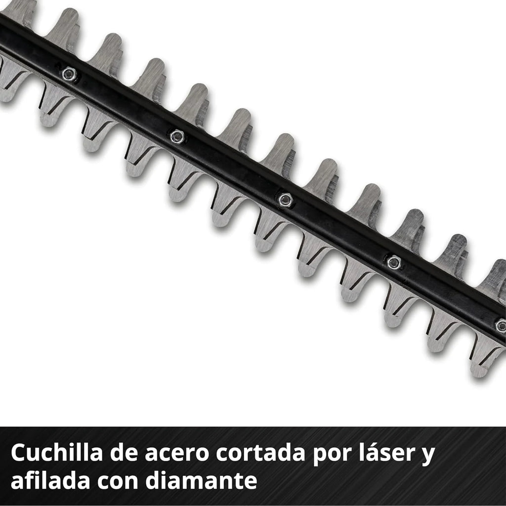 Einhell Cortasetos de Barra con batería GC-HH 18/45 Li T-Solo Power X-Change (Iones de Litio, 18 V, Agarre Principal Giratorio, Cabezal de Motor inclinable en 7 Posiciones, sin batería ni Cargador)