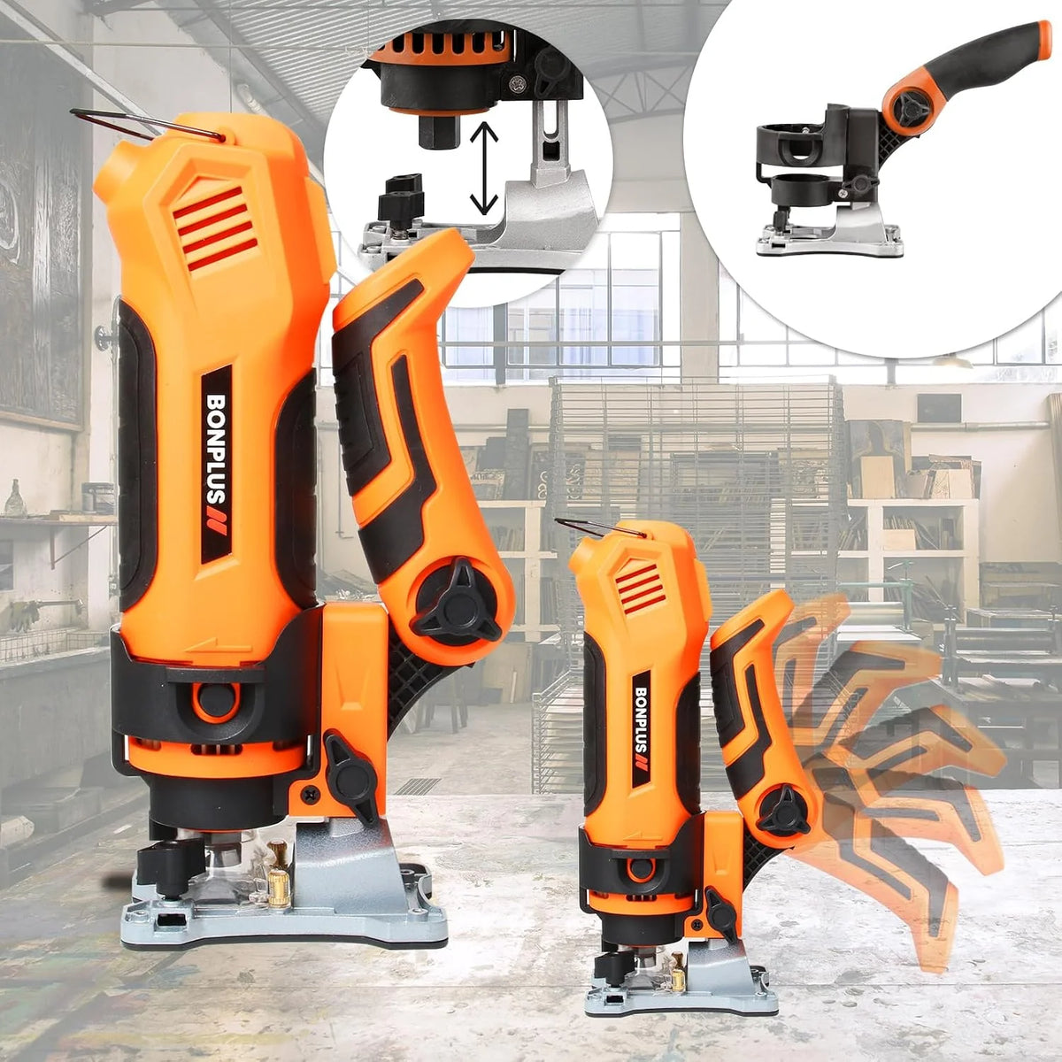 Multitool Power | Herramienta Multifunción | Amoladora | 287 Piezas | 550W | Eje Flexible | Grabador Vidrio | Sierra Eléctrica | Hogar