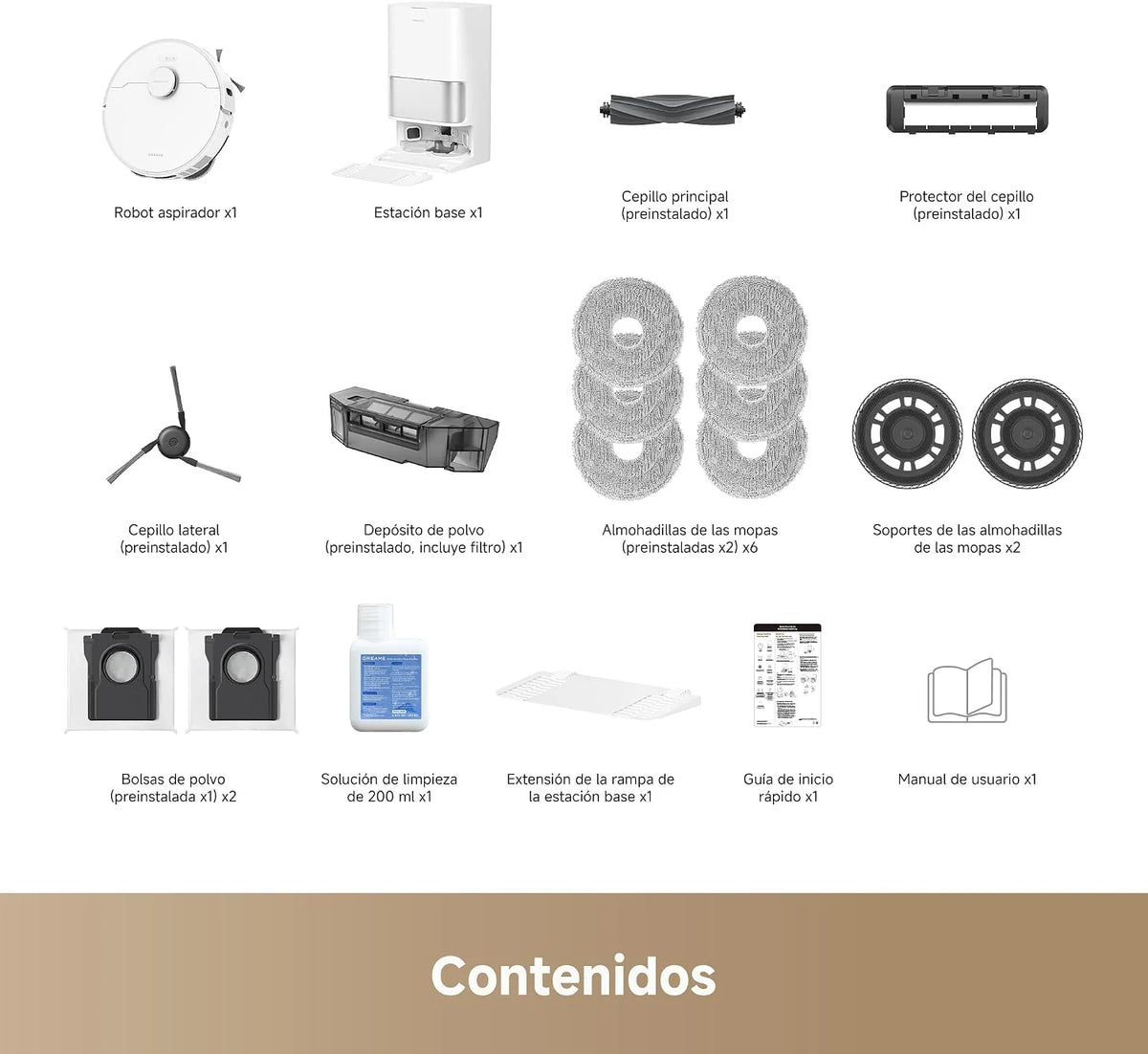 dreame L10s Ultra Gen 3 Kit Robot Aspirador y Fregasuelos, Succión 25.000Pa