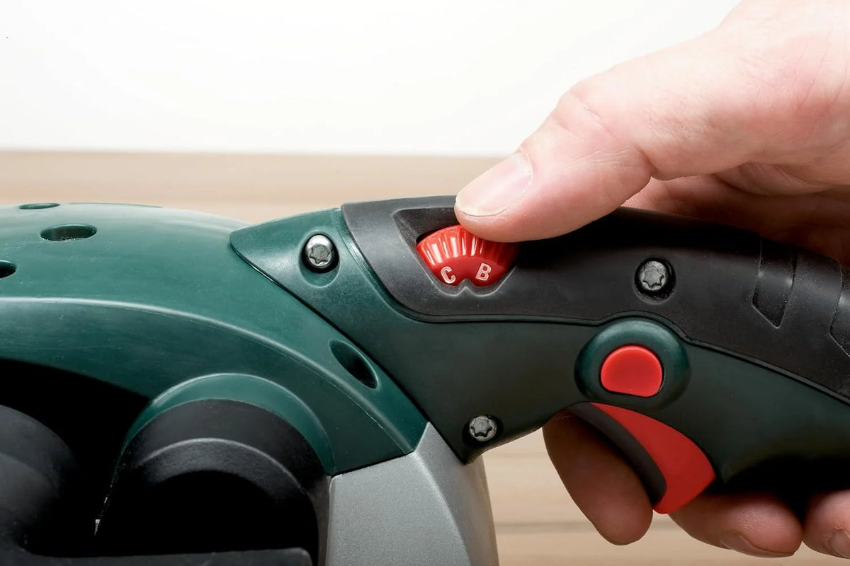 metabo BAE 75 Lijadora de Banda para Madera, 1010W con Soporte, 75mm