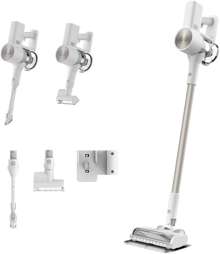 XIAOMI Aspiradora inalámbrica G20, 25 kPa / 150 AW, 60 min de autonomía, filtración 99.9%, con luz Frontal para detección de Polvo, Ideal para Suelos Duros, alfombras y Pelo de Mascotas