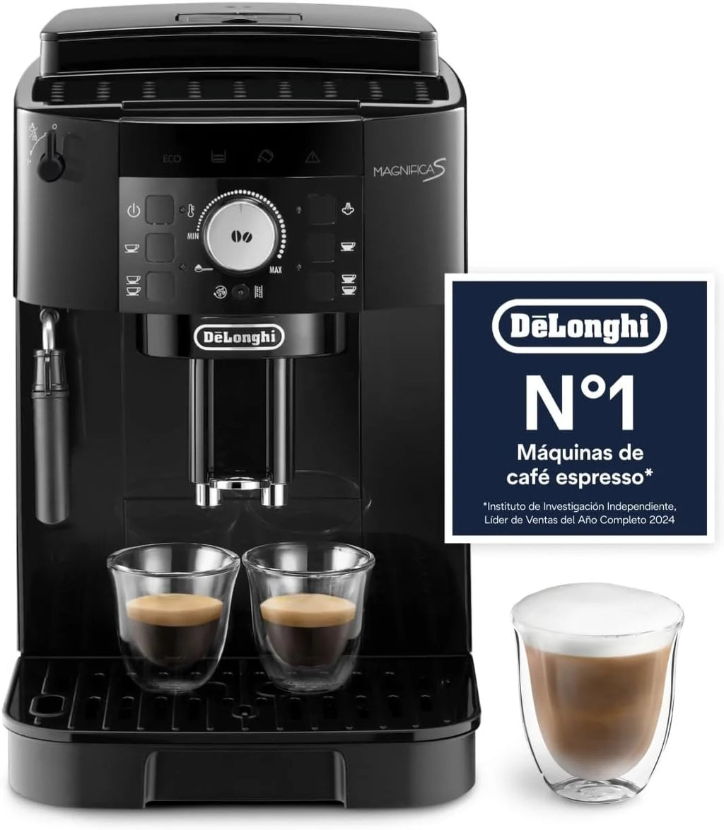 De'Longhi Magnifica S - Cafetera Superautomática 2 Bebidas Negro