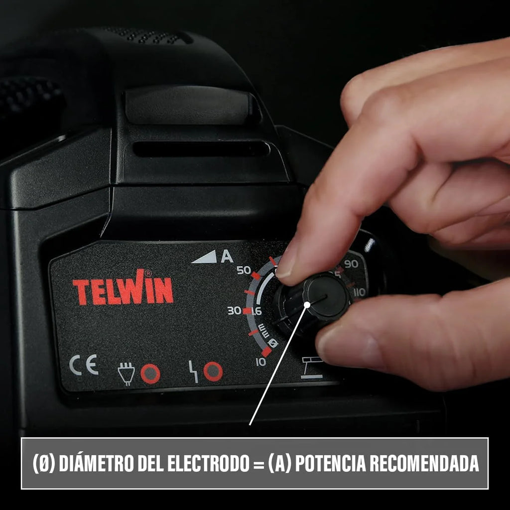 T-Arc 164 Soldadora Inverter Electrodo MMA 150A, con Máscara Automática tipo Casco y Accesorios, Máquina para Soldar Portátil Compacta y Sencilla, para Mantenimiento y Bricolaje Doméstico, 230V