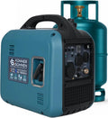 Generador inversor Könner & Söhnen KS 1900iG S LPG de 2,0 kW, combustible dual, generador de corriente inversor Eco-Mode, de gasolina para uso en exteriores, de gasolina, Euro-5